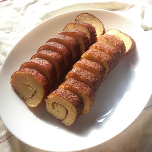 厚焼き玉子感覚で、簡単フライパンde伊達巻